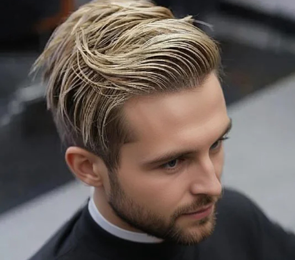 Medium Hair Highlights for Men