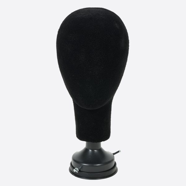 1Black Velvet Head Mannequin Is Foam Head Mannequin From Bono Hair