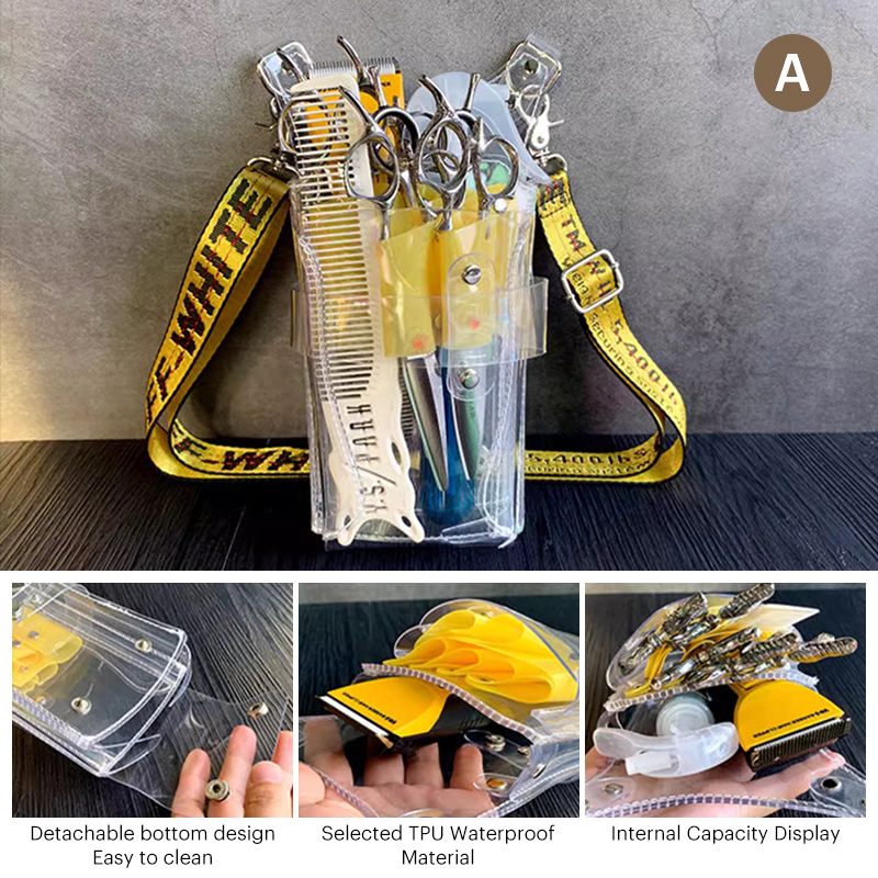 7Plastic Barber Hair Salon Belt & Crossbody Holster Is Colorful Hairdresser Scissor Bag From Bono Hair