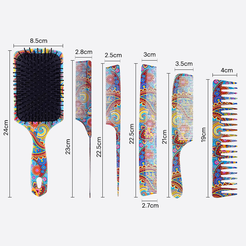 8Colorful Hair Comb Is Styling Comb for Hairstylist From Bono Hair
