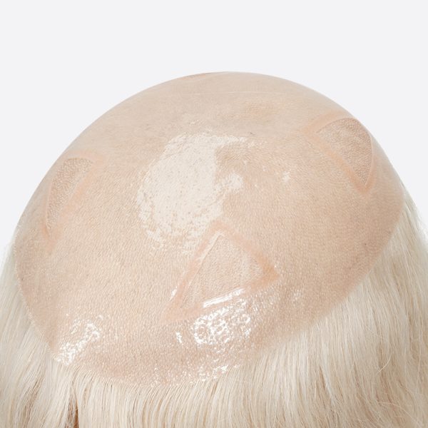 2BNN953500 Custom Women’s Hair Toupee Is Super Fine Mono Toupee for Women From Bono Hair