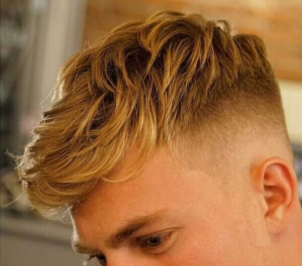 5. Dirty Blonde High Volume Fade