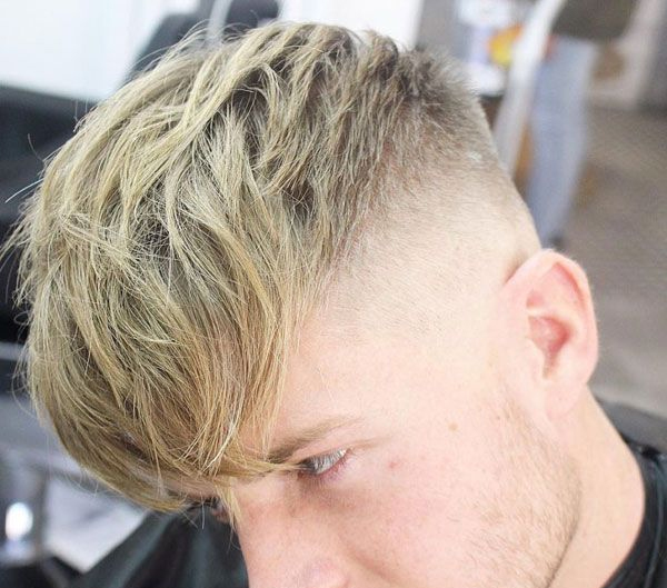 7. Textured Dirty Blonde Fringe